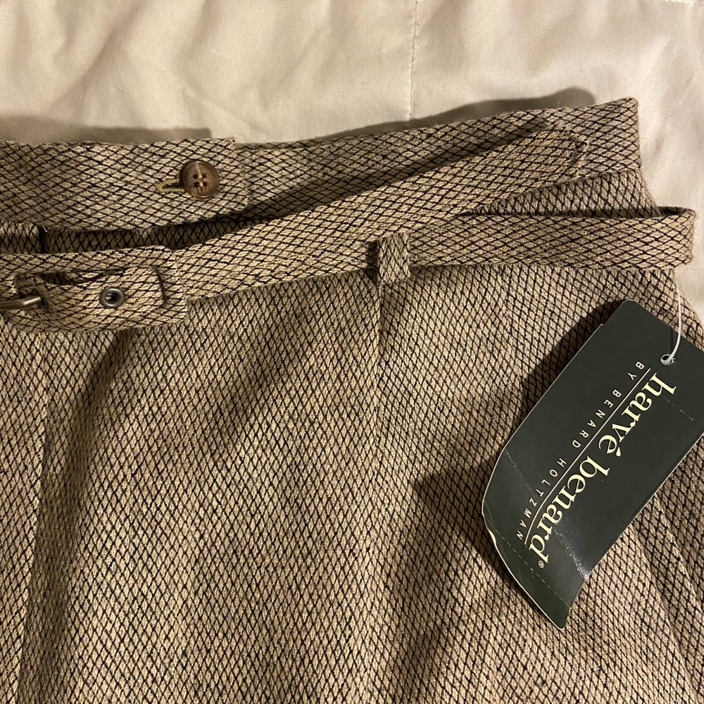 harvé benard 100% Wool Wide Leg Pants | 14